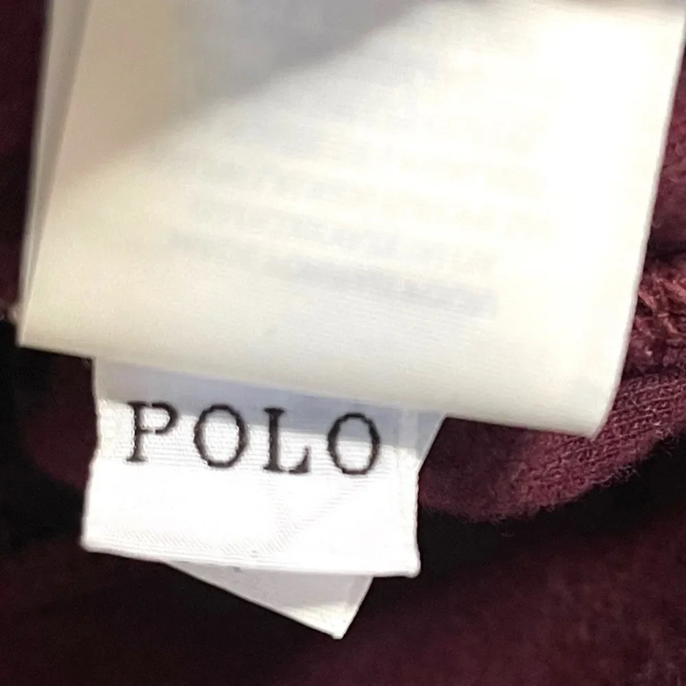 POLO RALPH LAUREN Men’s Zip Neck Cotton Pullover XXL
